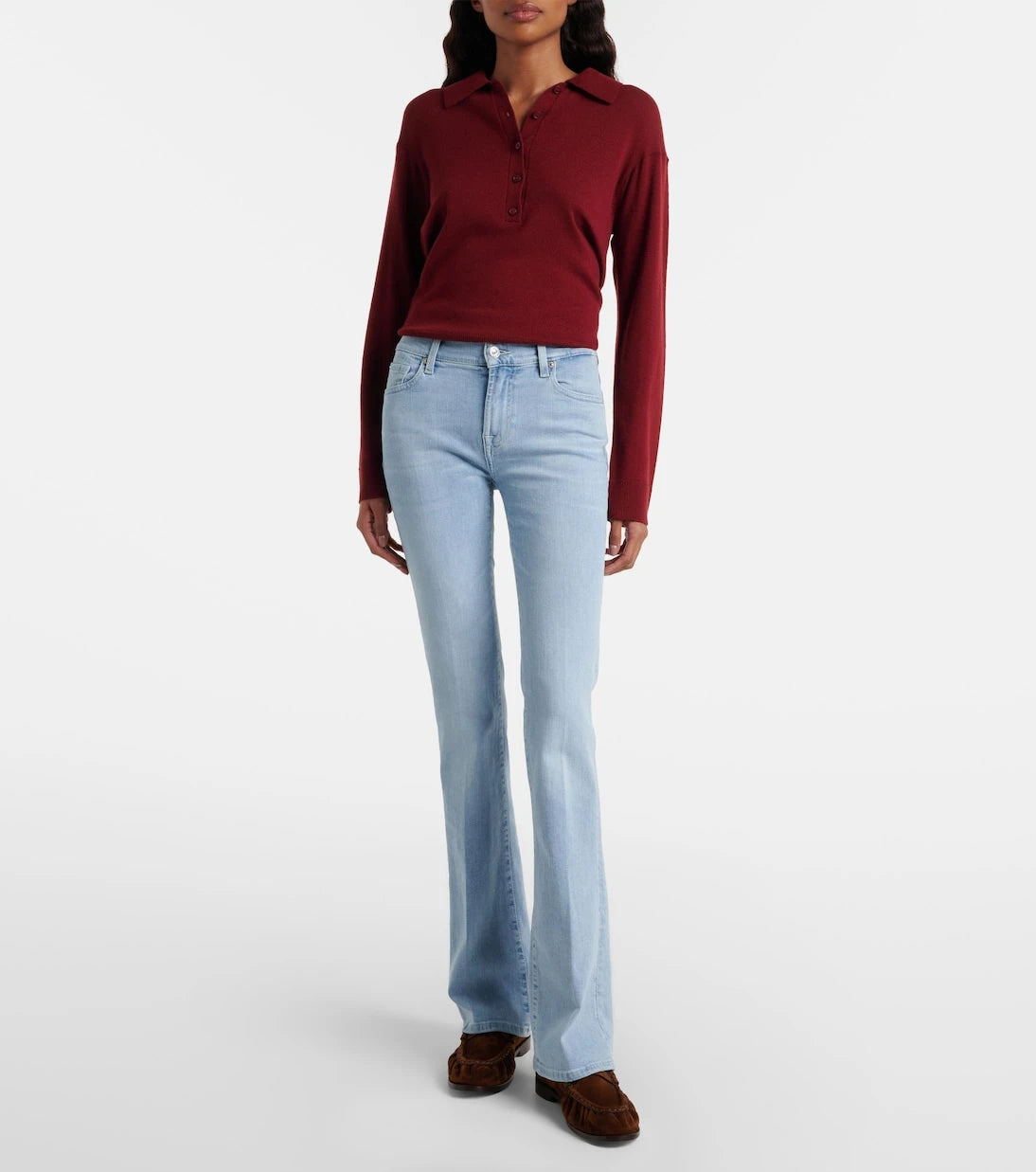 7 For All Mankind - Logo bootcut jeans