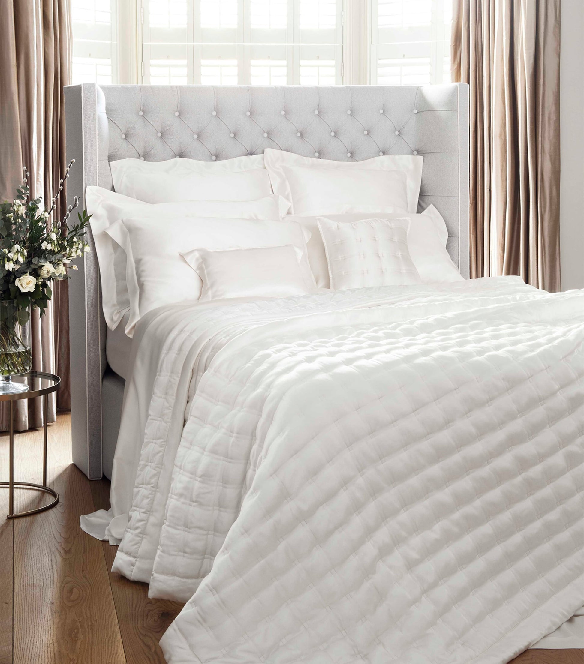 Silk Super King Windsor Bedspread (270cm x 270cm)