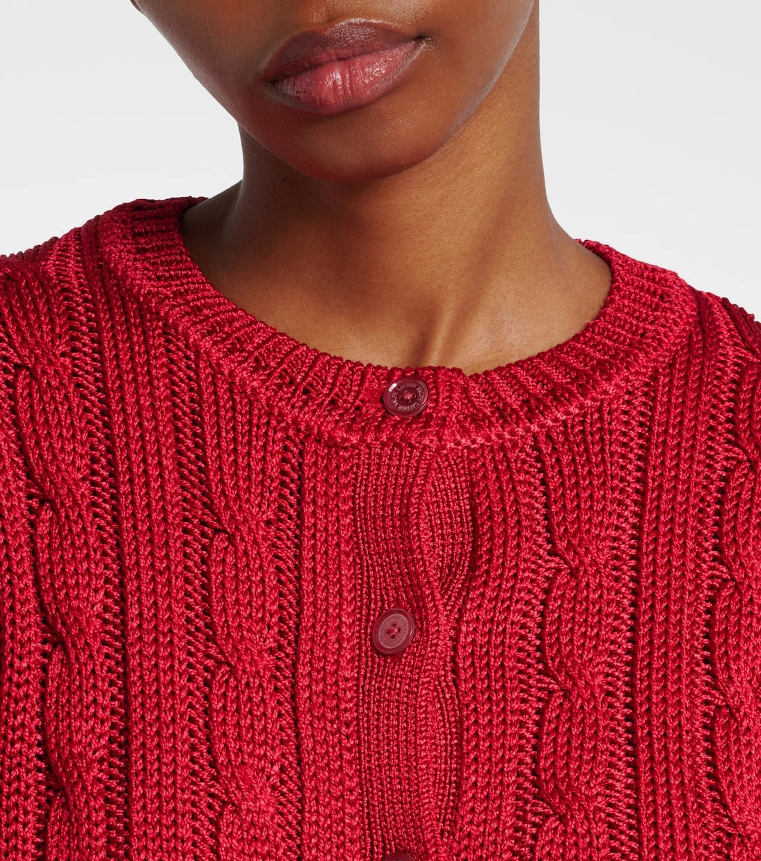 Ralph Lauren Collection - Cable-knit silk cardigan