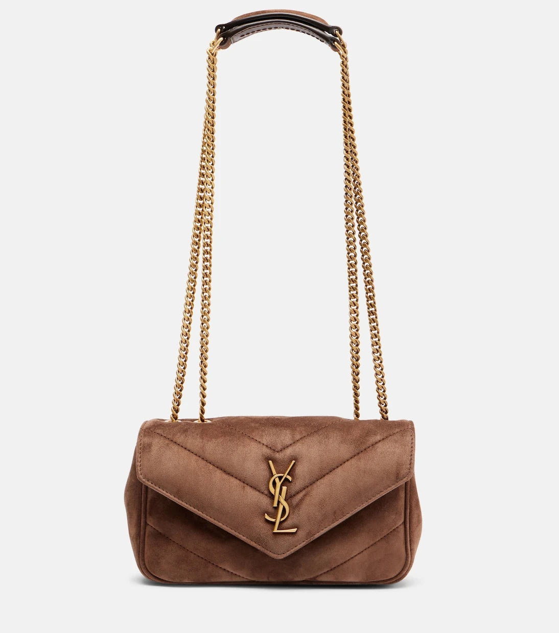 Saint Laurent - Loulou suede shoulder bag