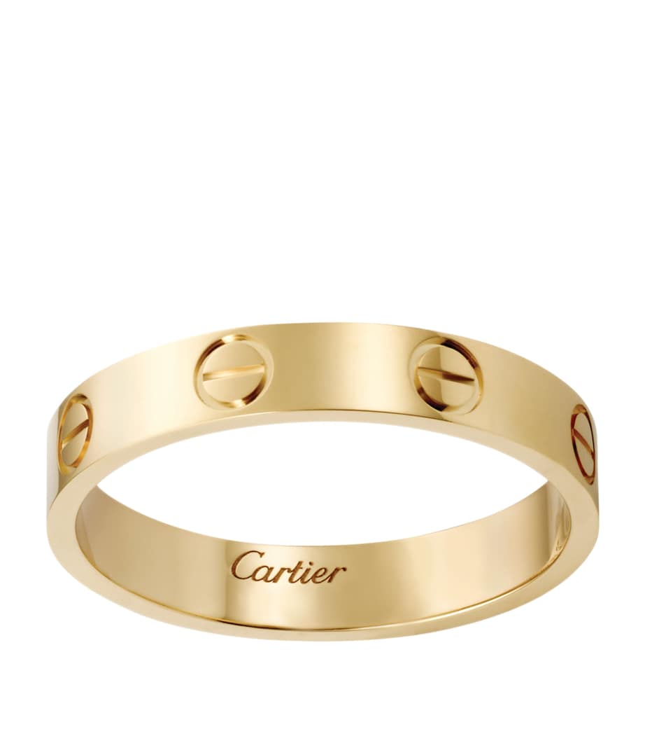 Yellow Gold LOVE Wedding Band