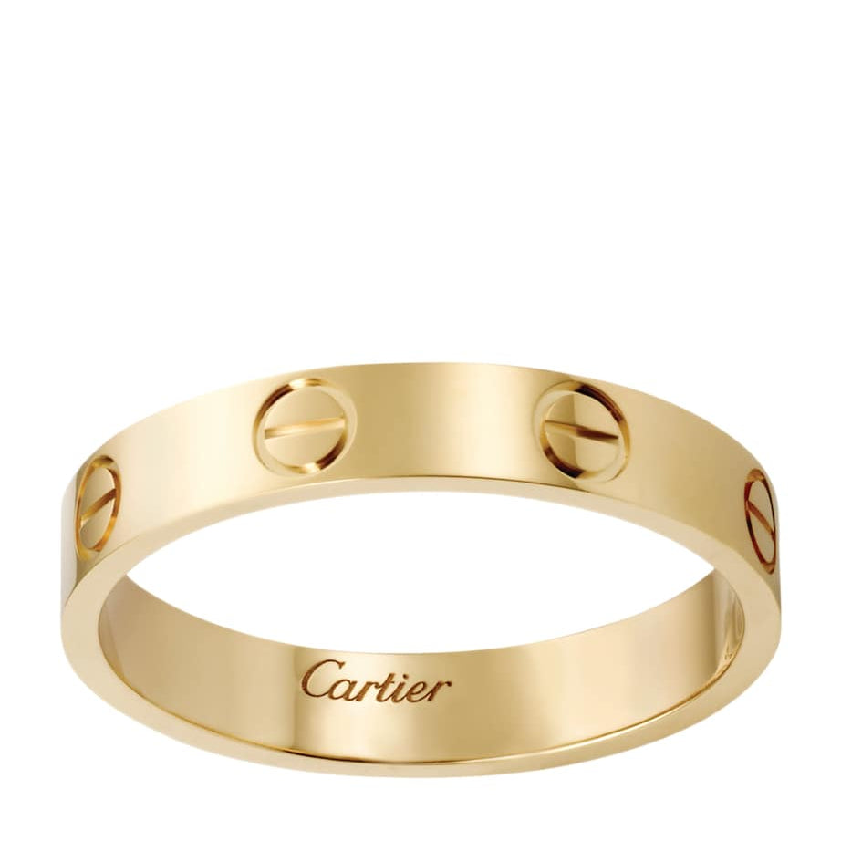 Yellow Gold LOVE Wedding Band