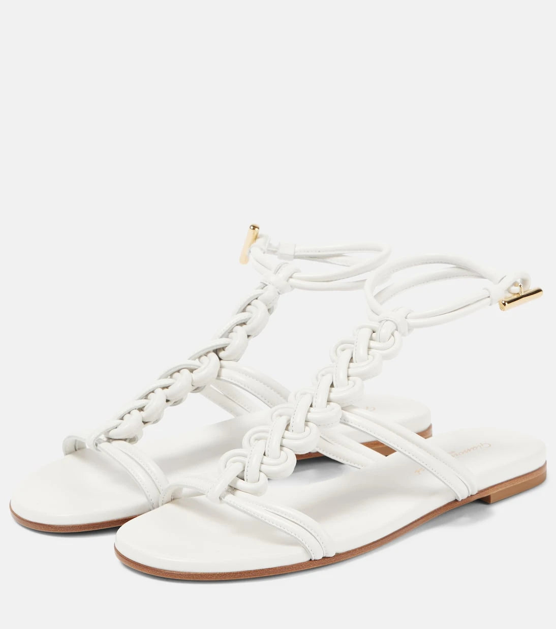 Gianvito Rossi - Capua braided leather gladiator sandals