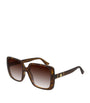 Brown Oversized Square Sunglasses