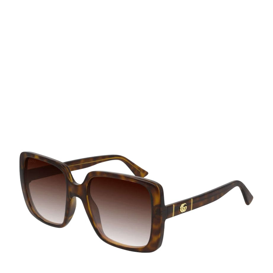 Brown Oversized Square Sunglasses
