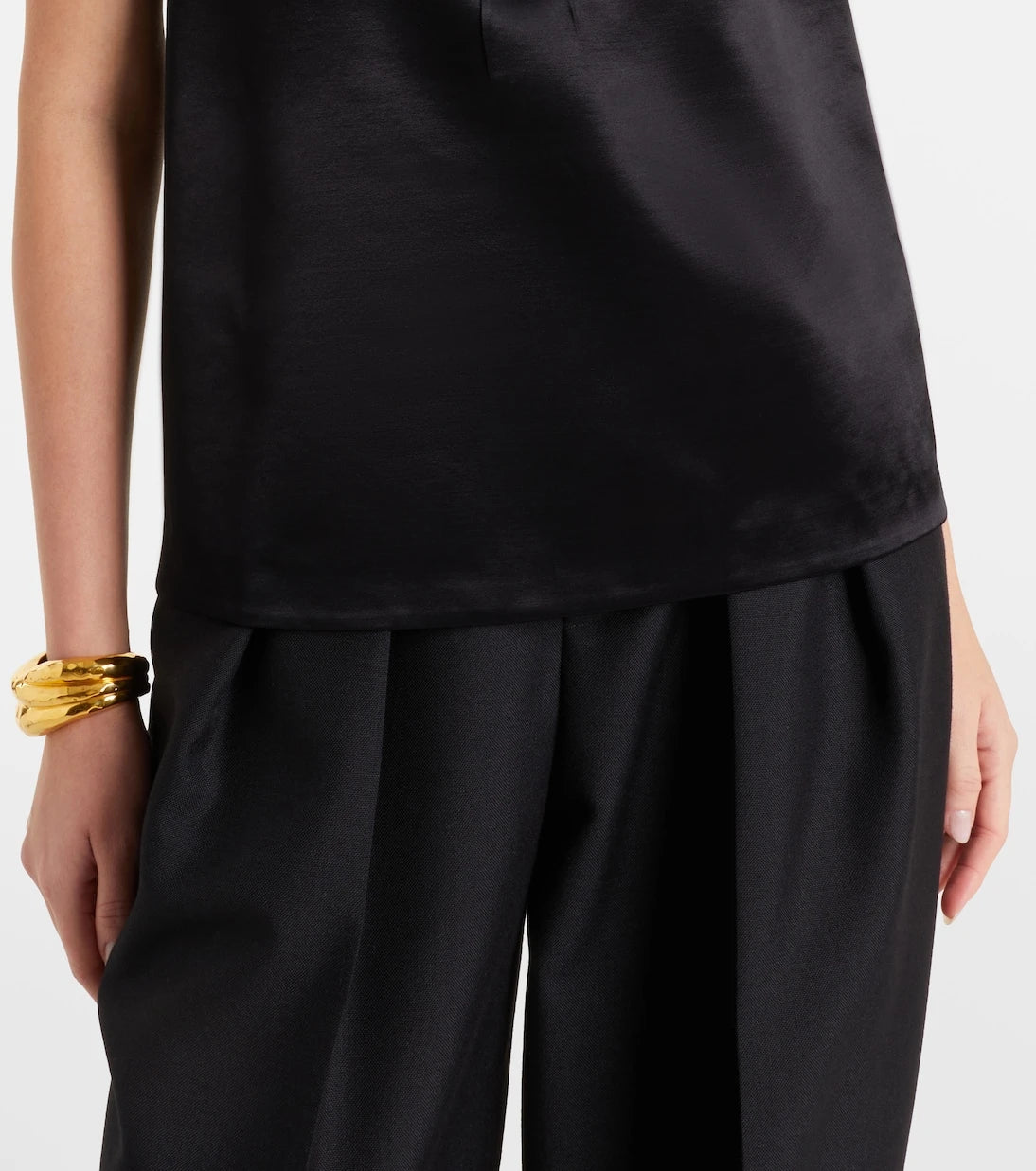 Saint Laurent - Cassandre satin top