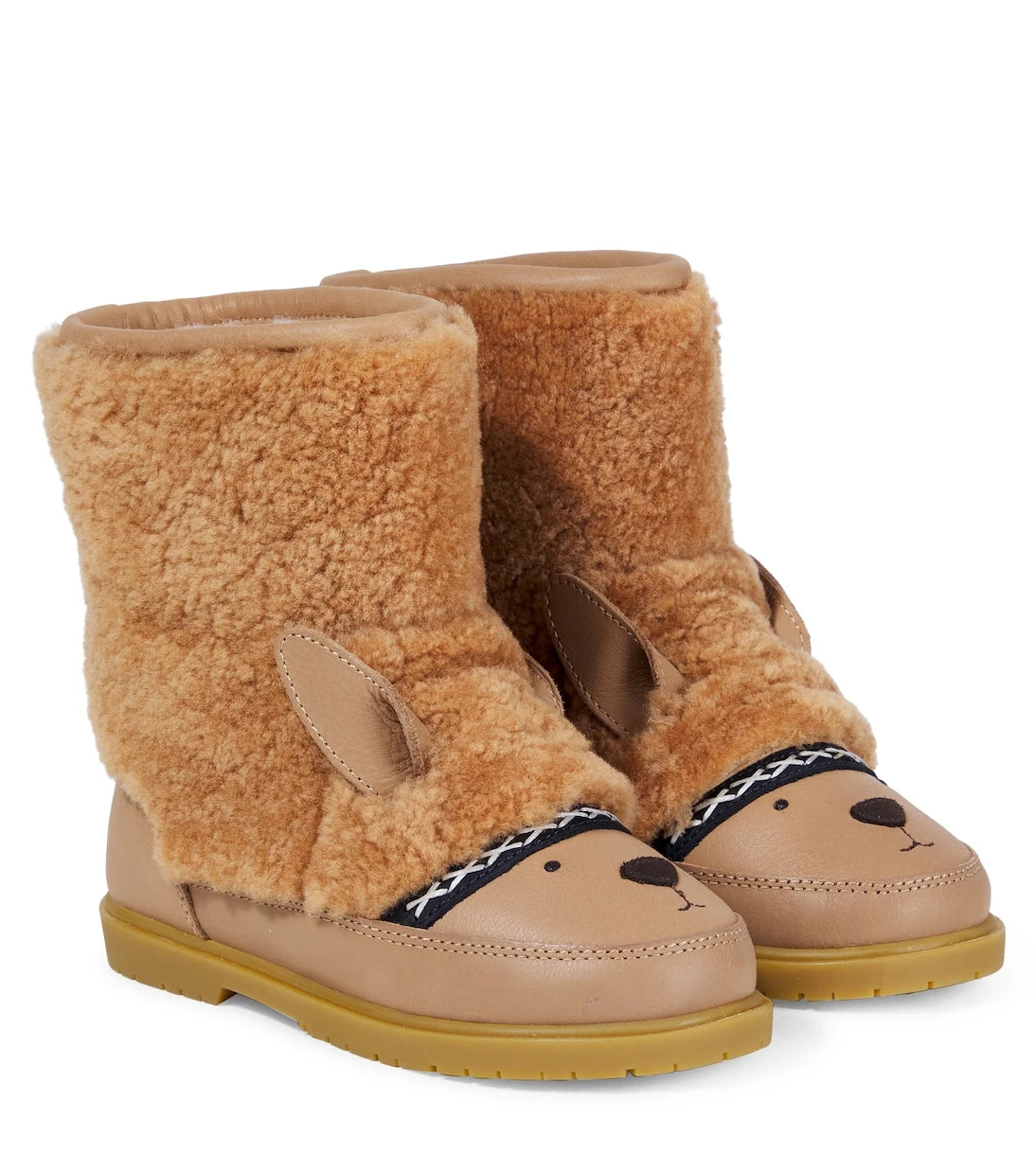 Donsje - Wadou leather and shearling boots