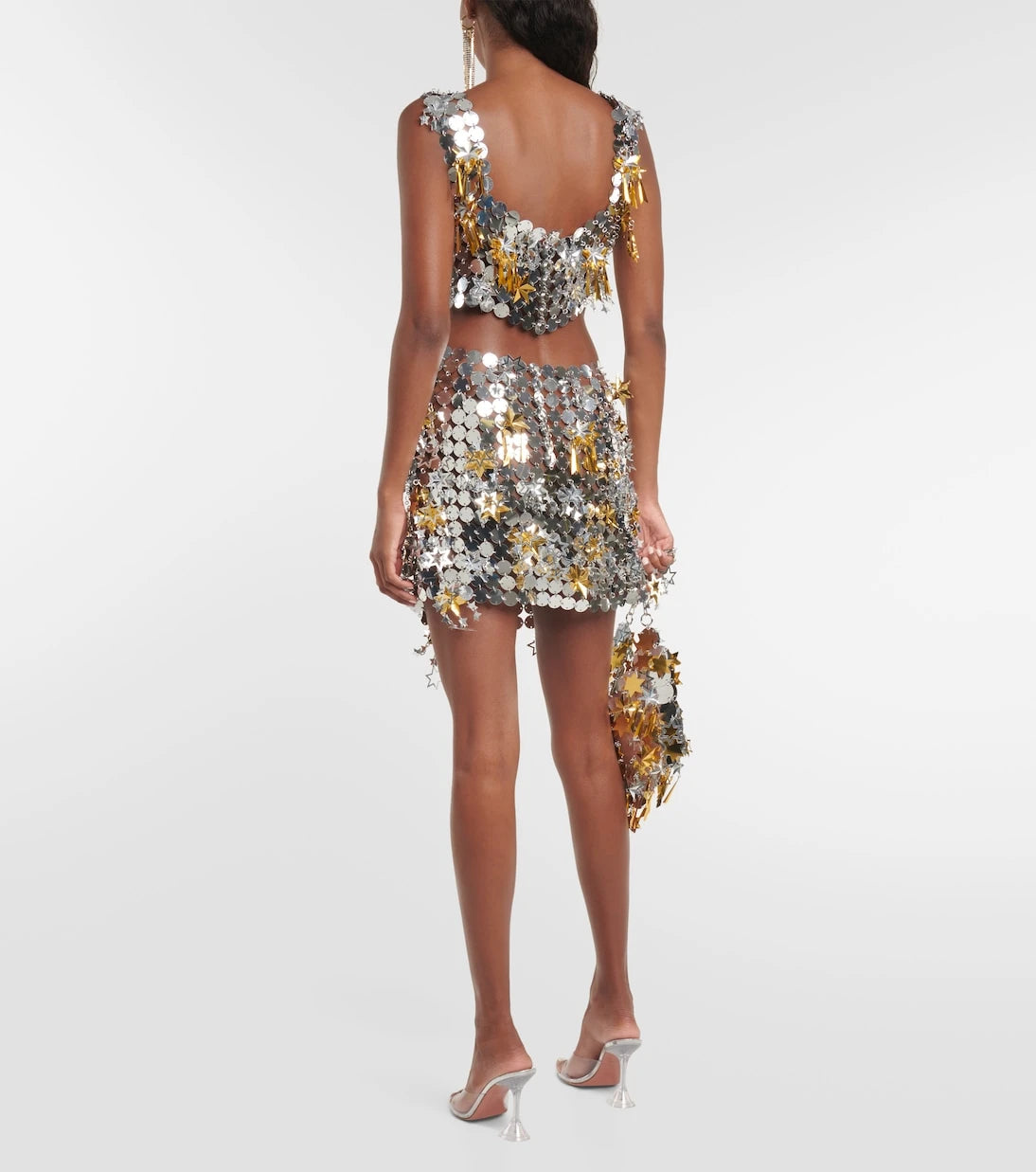 Rabanne - Embellished miniskirt