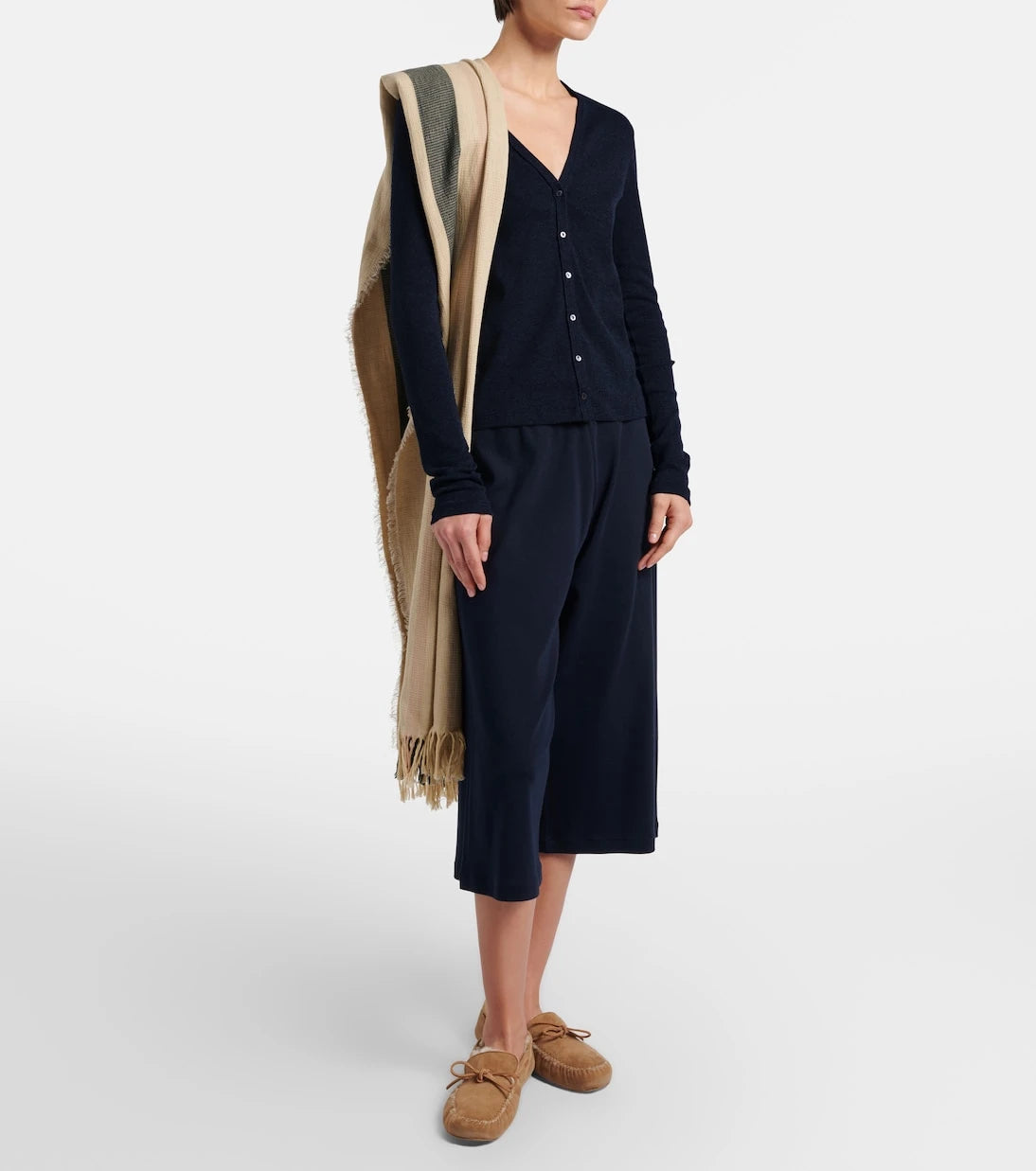 The Row - Cadia cotton and linen scarf