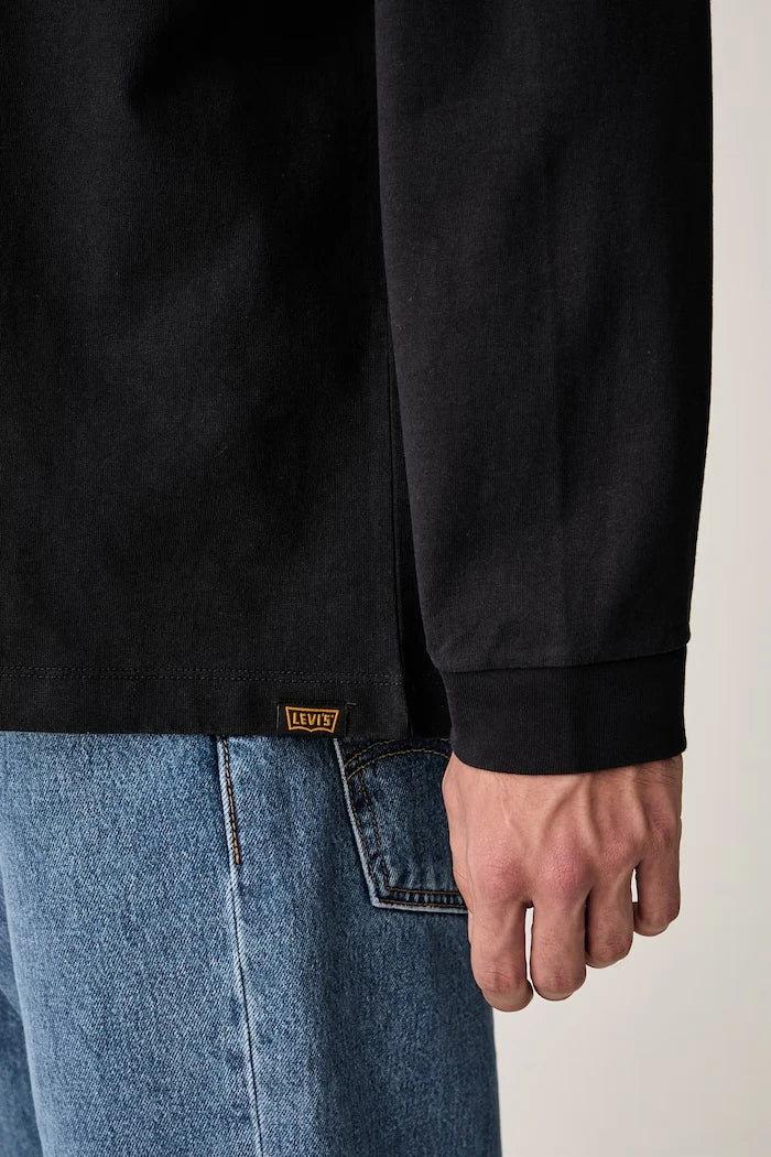 Levi's erkek uzun kollu pamuklu elastanlı LS WORKWEAR bluz
