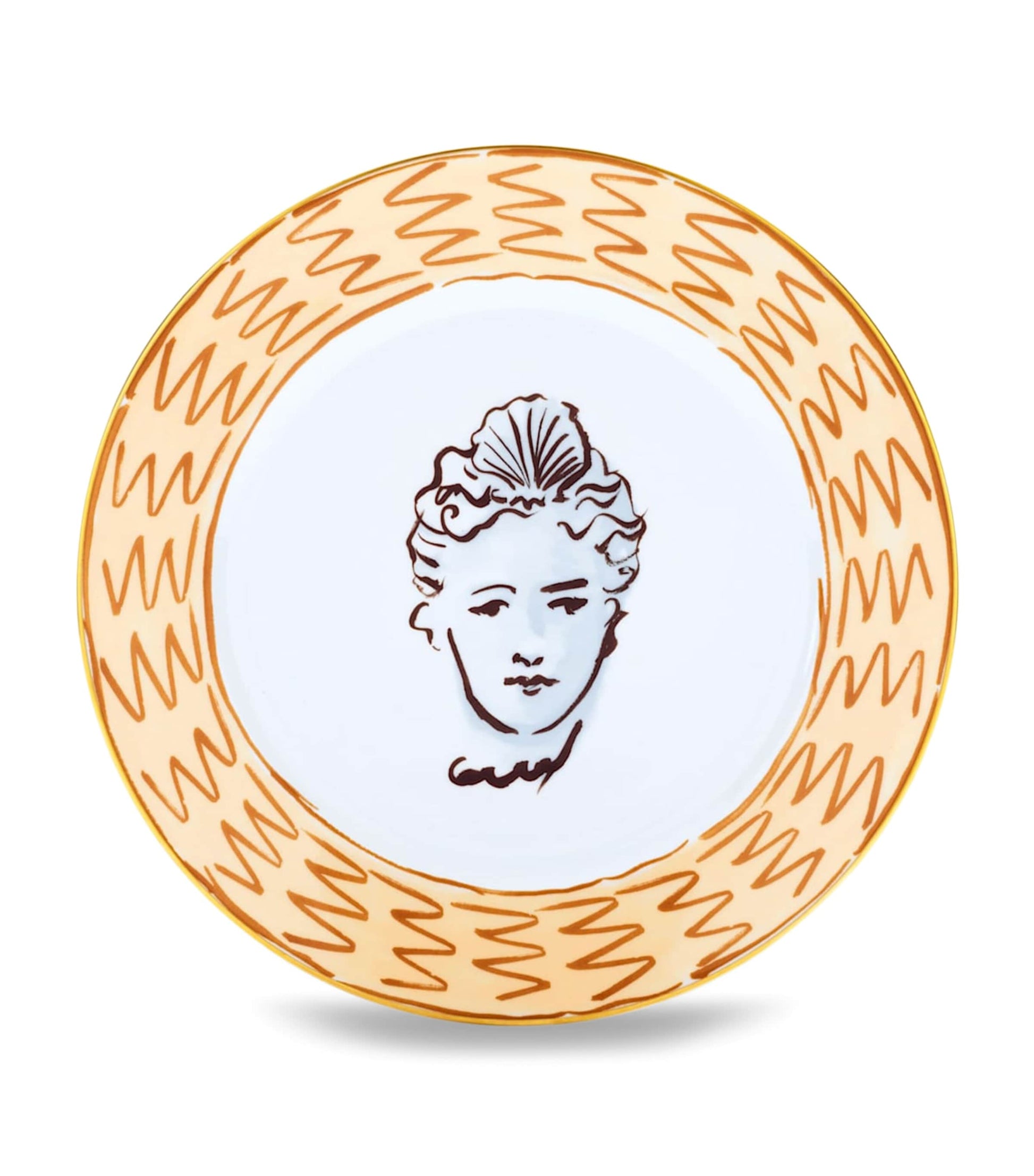 GINORI 1735 Porcelain Il Viaggio di Nettuno Plate (28cm)