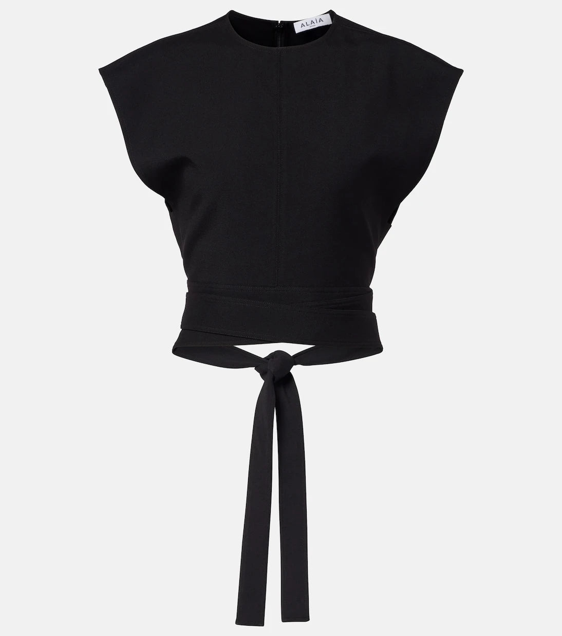 Alaïa - Belted wool top