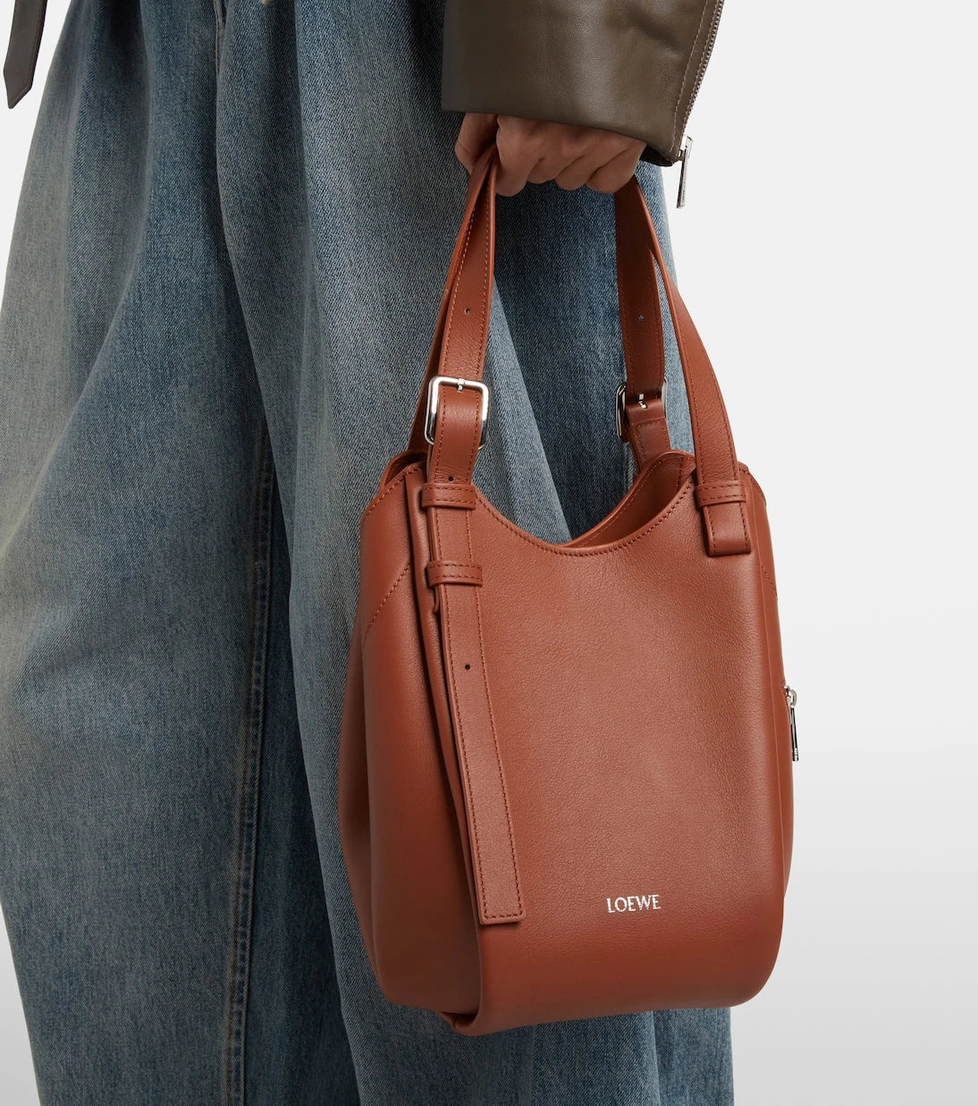 Loewe - Hammock Flip leather tote bag