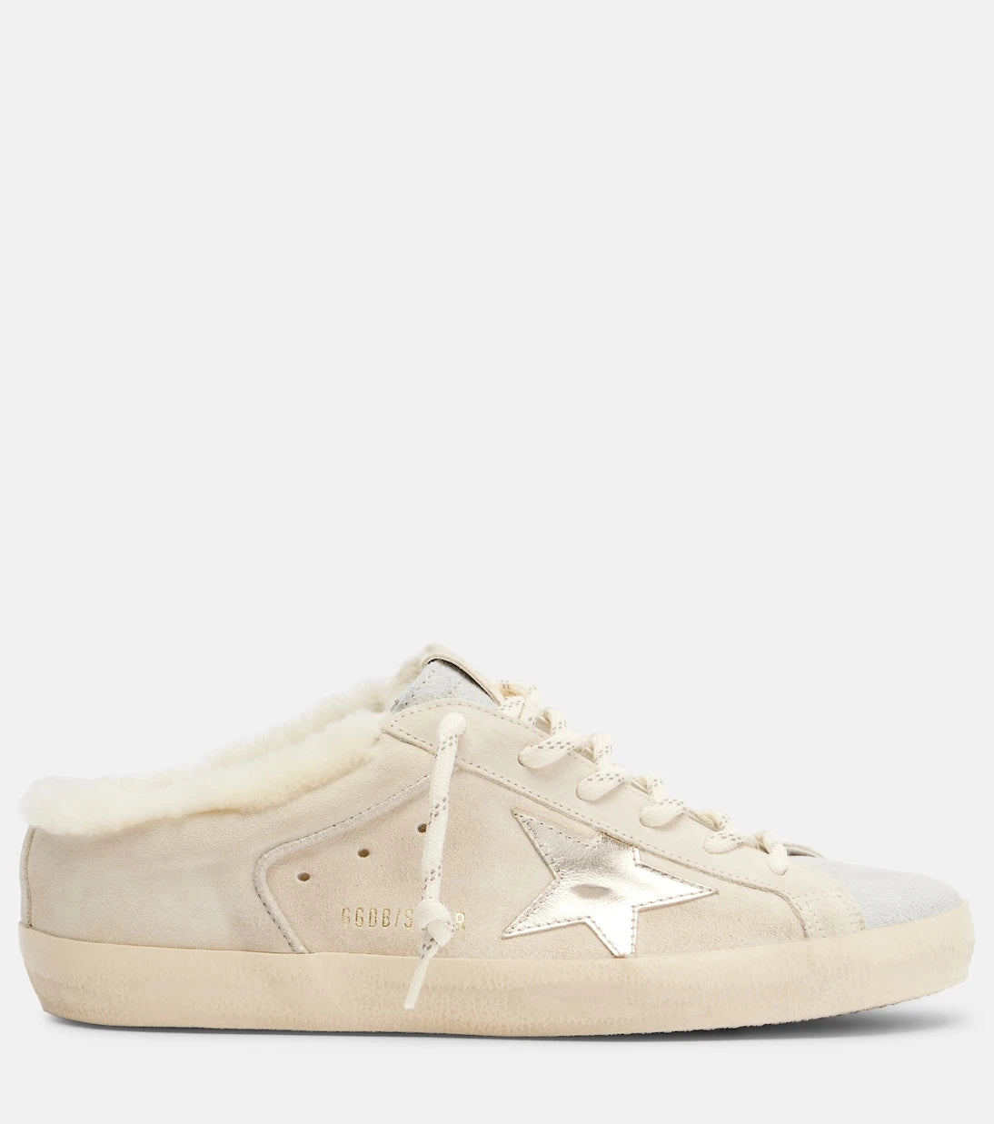 Golden Goose - Super-Star shearling-lined suede sneakers