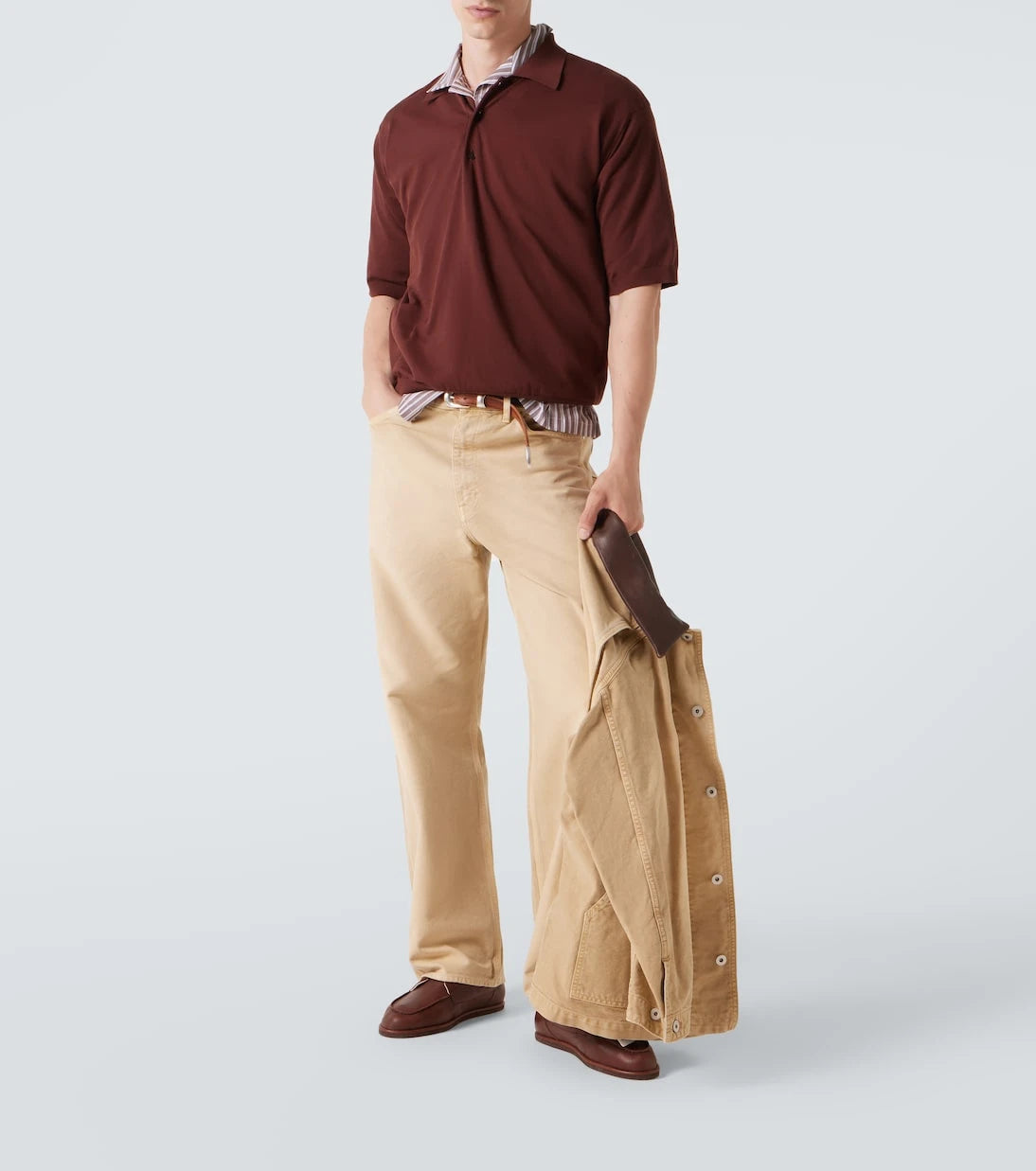 Auralee - Cotton polo shirt