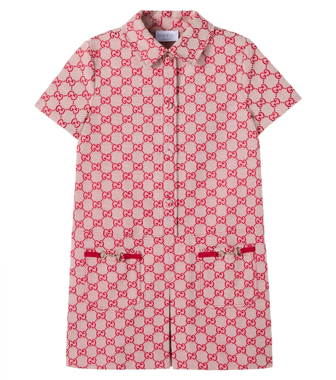 Gucci Kids - GG cotton-blend canvas dress