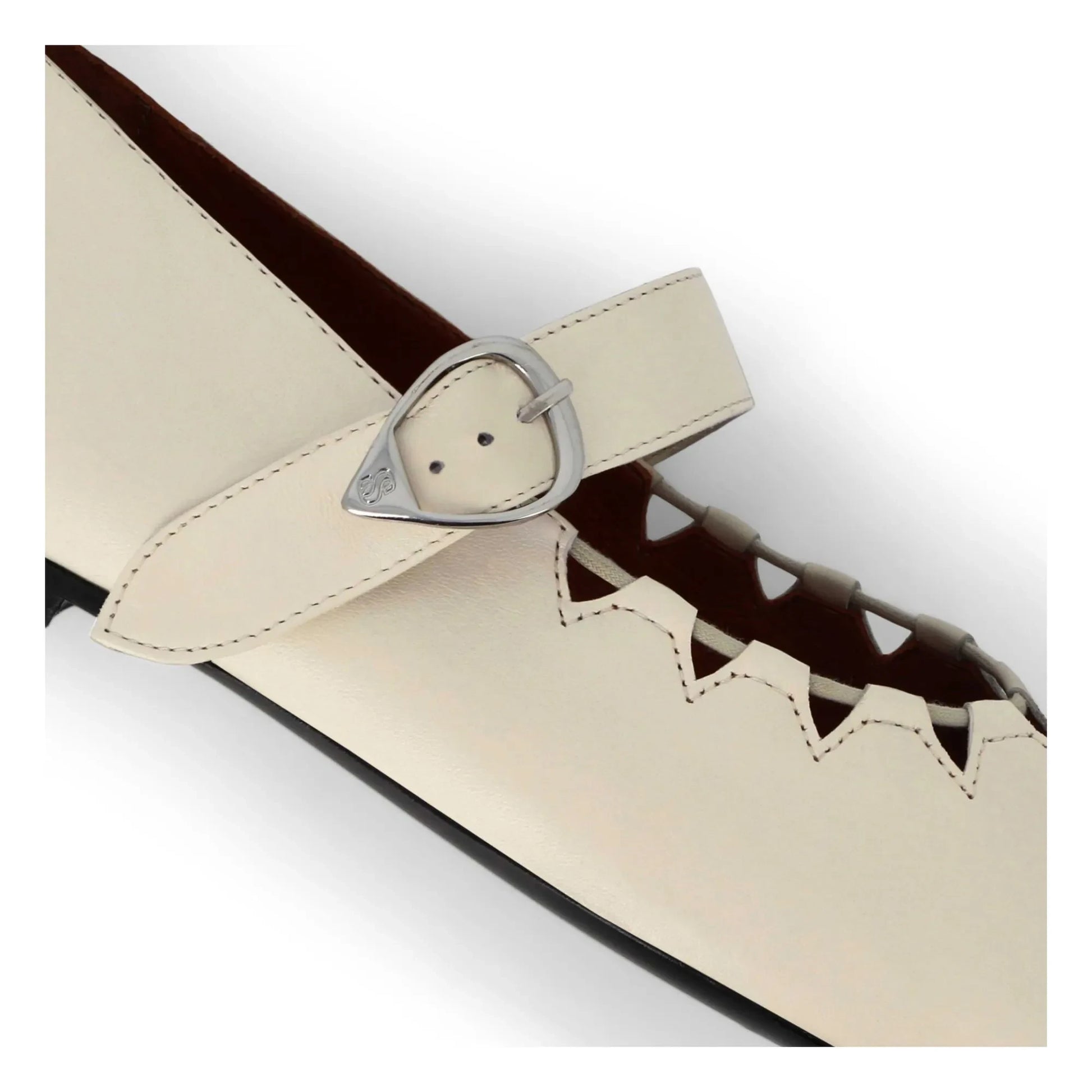 Socque Paris - Ballerinas Ginger Leather | Cream