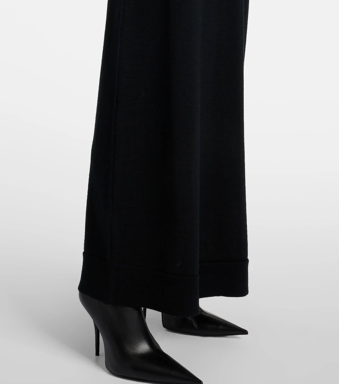 Balenciaga - فستان ماكسي من مزيج الصوف