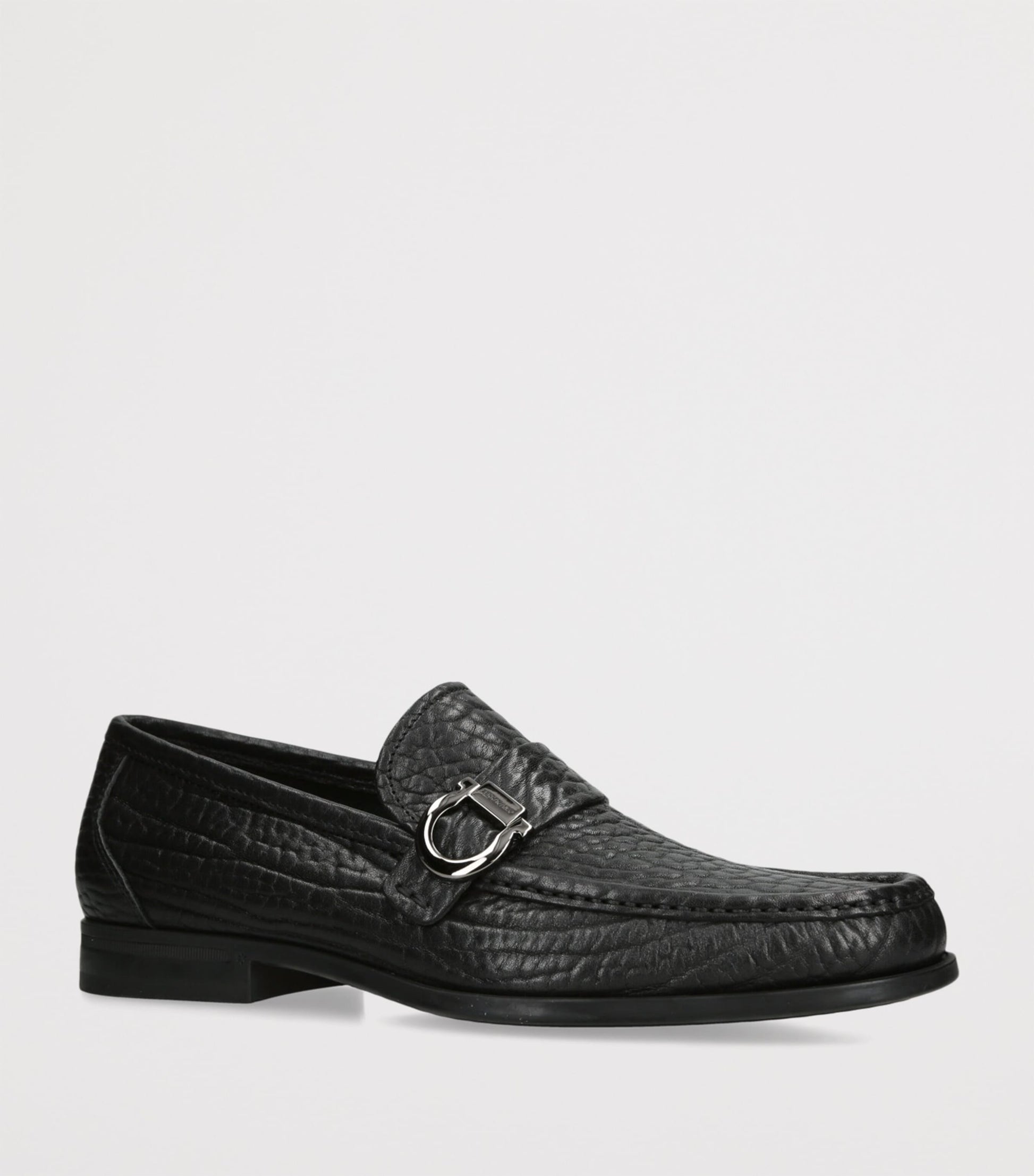 Salvatore Ferragamo Leather Caspian Loafers