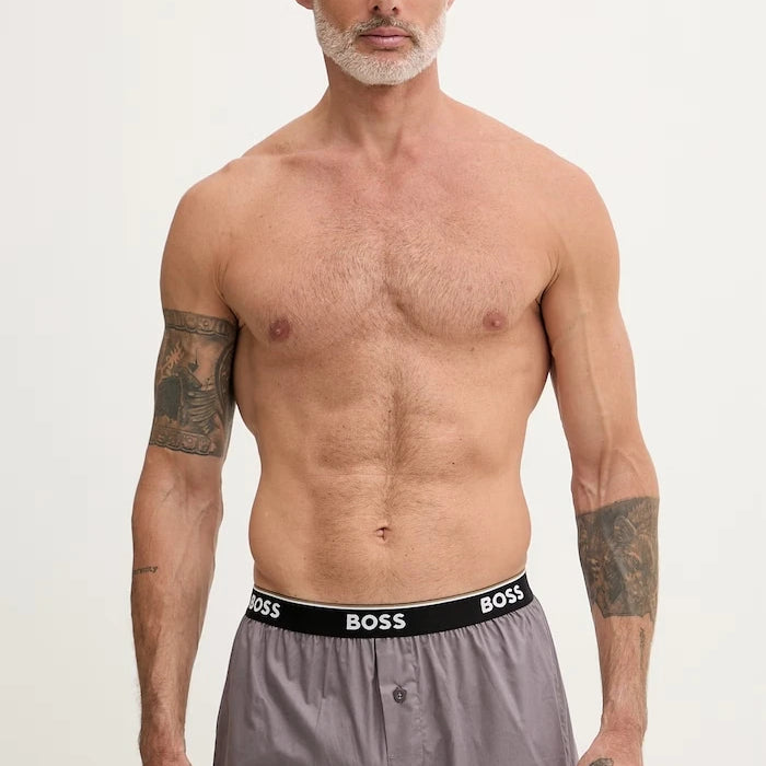 BOSS боксерки мъжки от памук 2P Boxer Shorts EW 2 броя