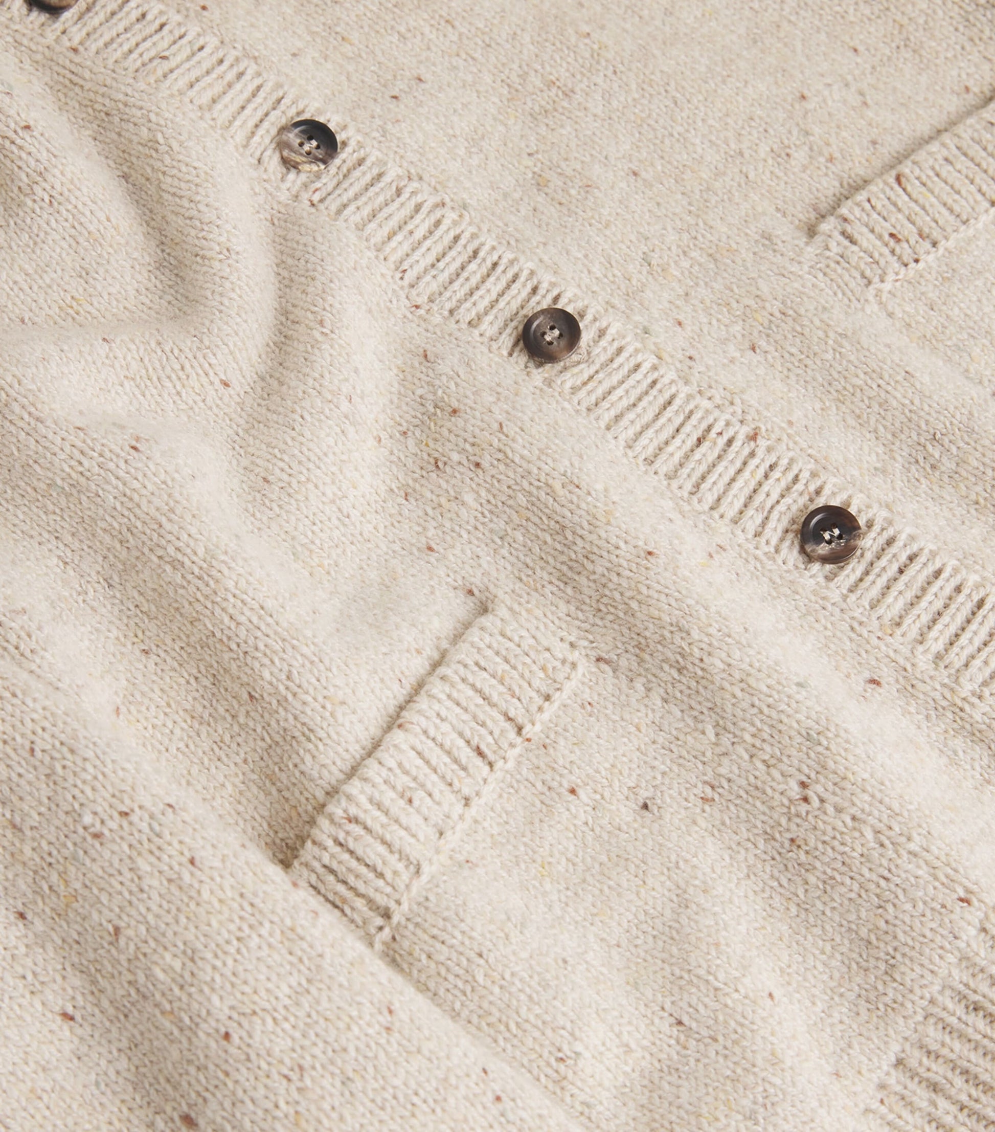 Donegal Cashmere Cardigan 006334 CREAM DN DNGL