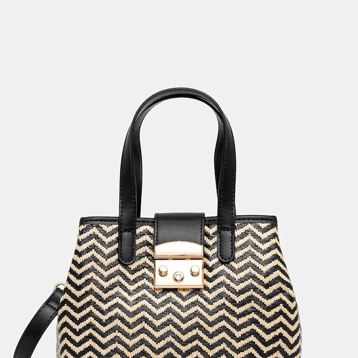 Morgan сплетена материя дамска чанта crossbody 2ALIZEE
