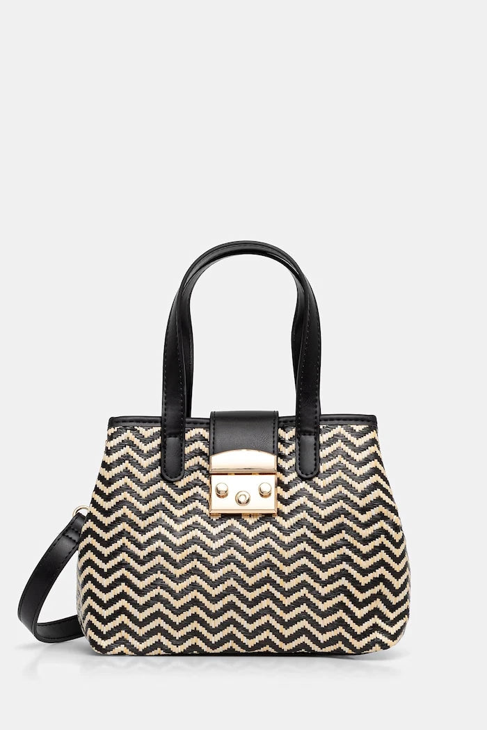 Morgan сплетена материя дамска чанта crossbody 2ALIZEE