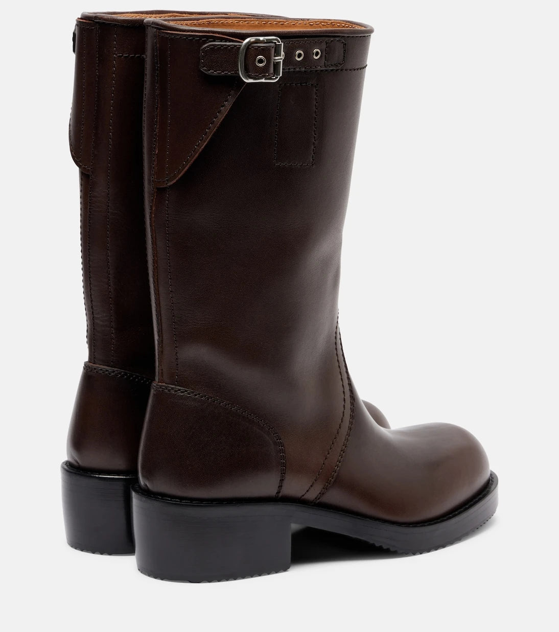 Dries Van Noten - Leather biker boots