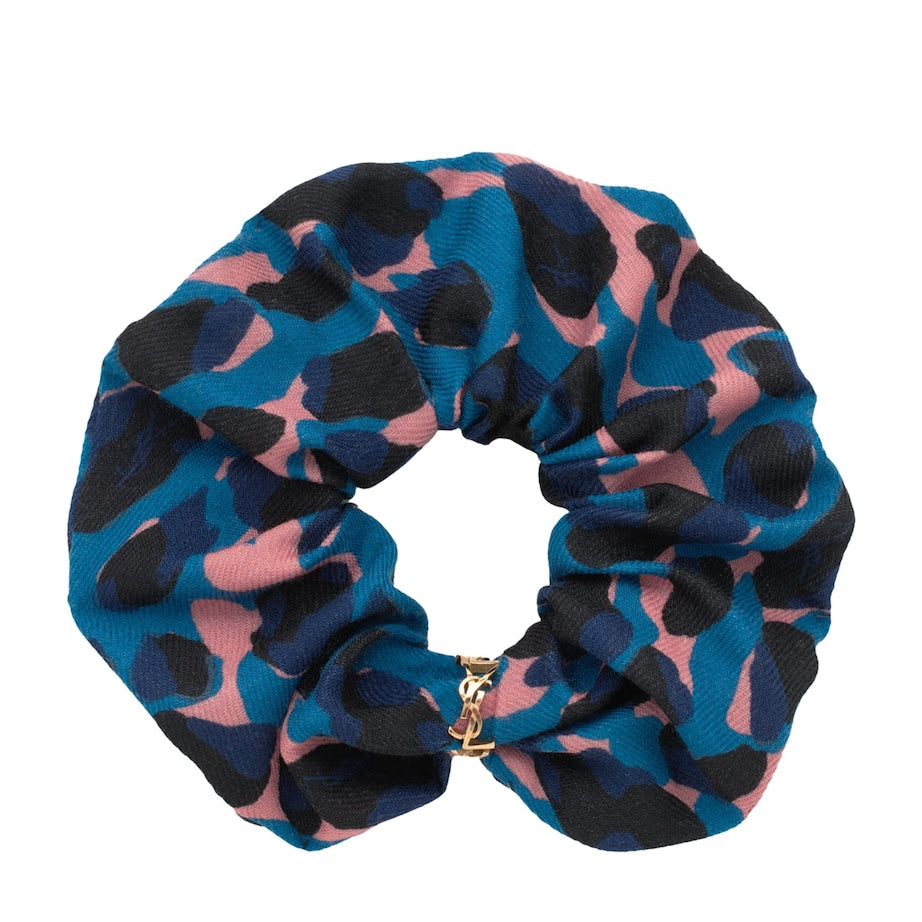 Saint Laurent Blue Chouchou Scrunchie