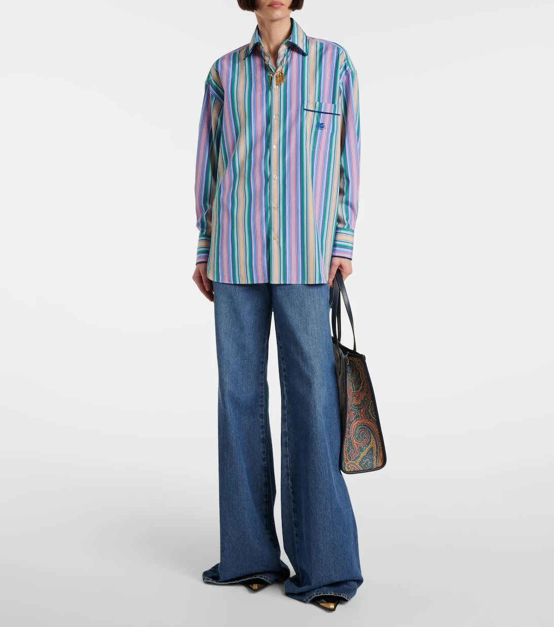 Etro - Striped cotton shirt