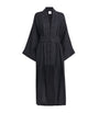 Black x Harrods Linen Embroidered Kimono