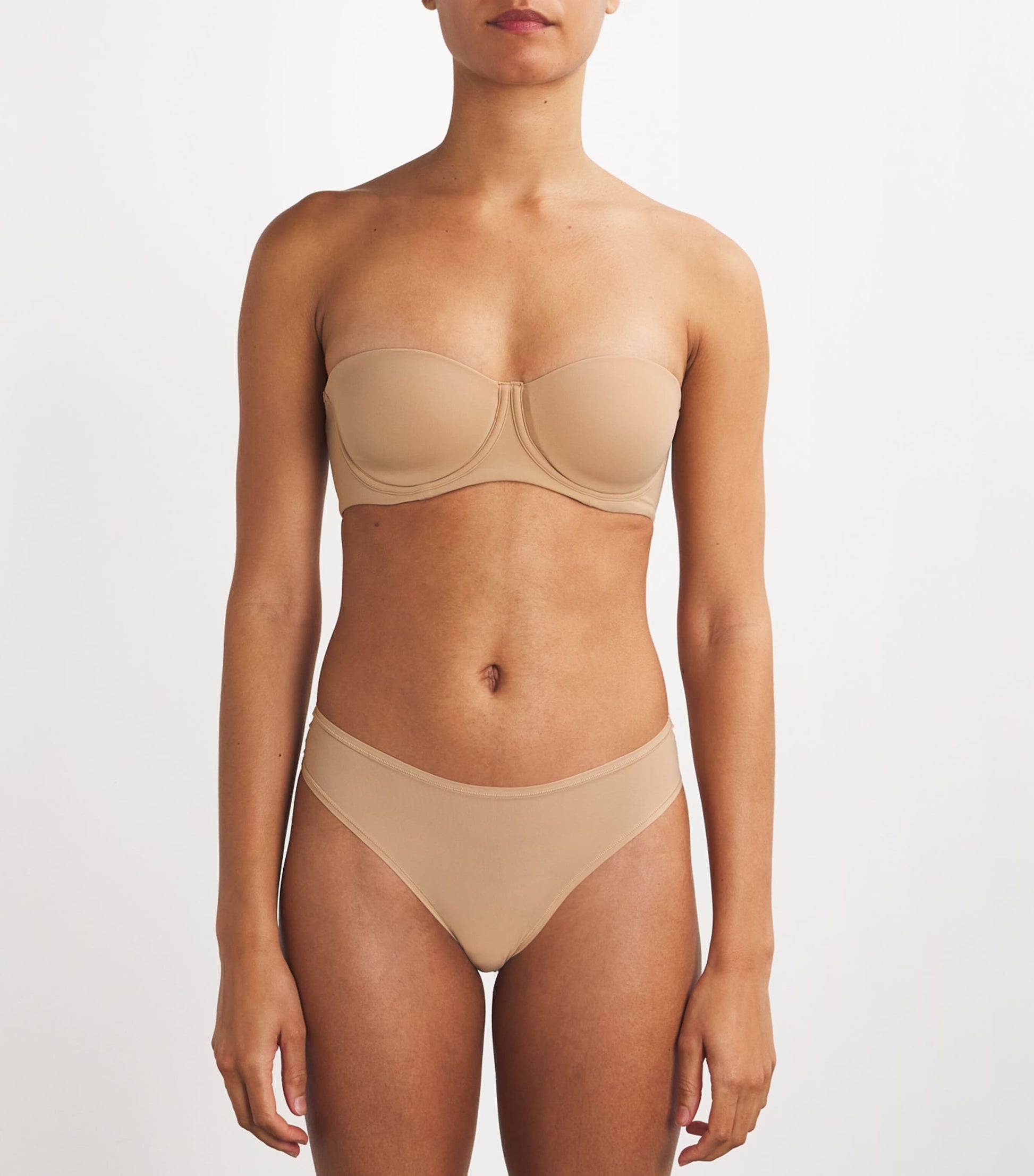 Fits Everybody Strapless Bra CLAY