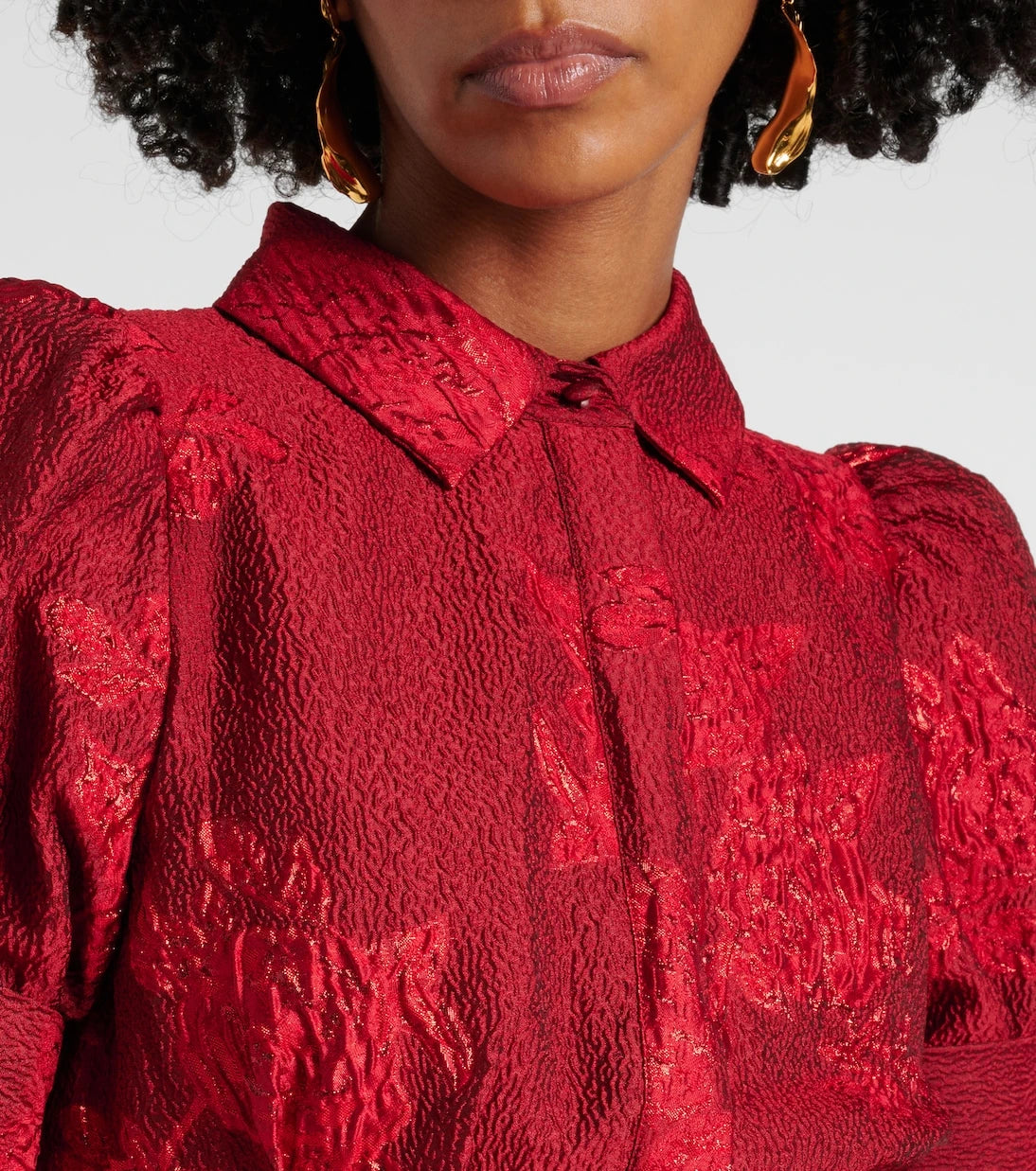 Rebecca Vallance - Henrietta belted brocade gown