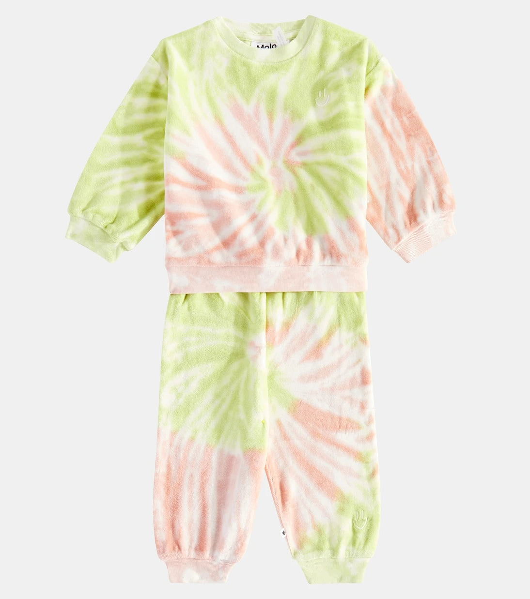 Molo - Baby Simeon cotton sweatshirt and sweatpants set