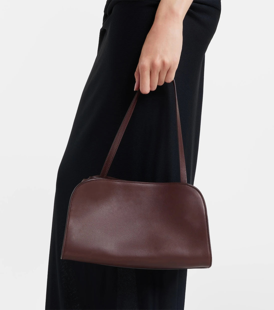 The Row - Peggy Medium leather clutch