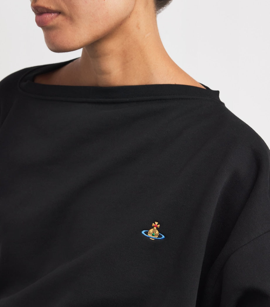 Vivienne Westwood Black Cotton Hebo Sweatshirt