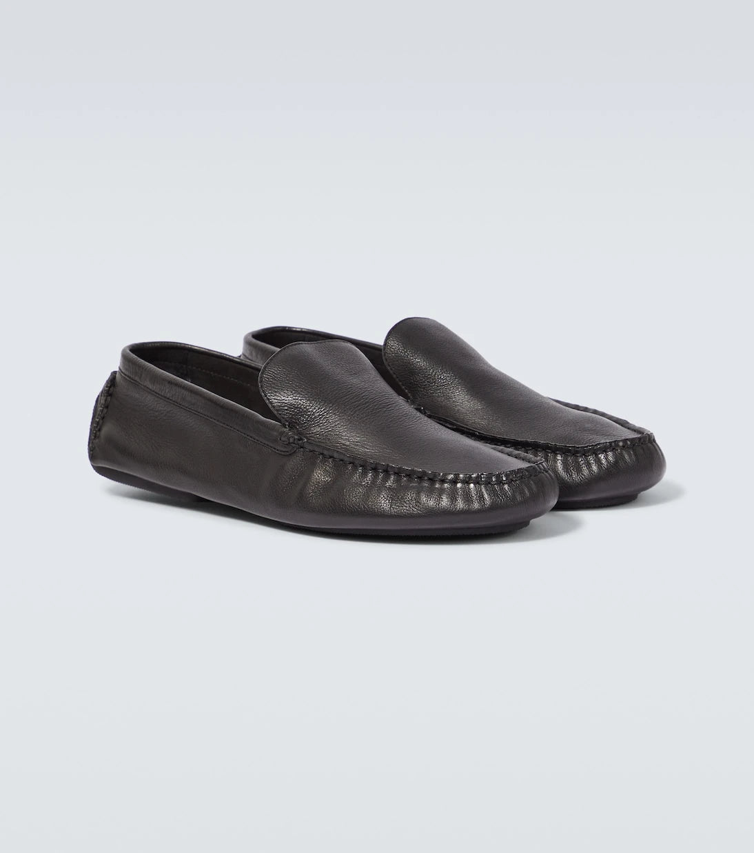 The Row - Lucca leather loafers