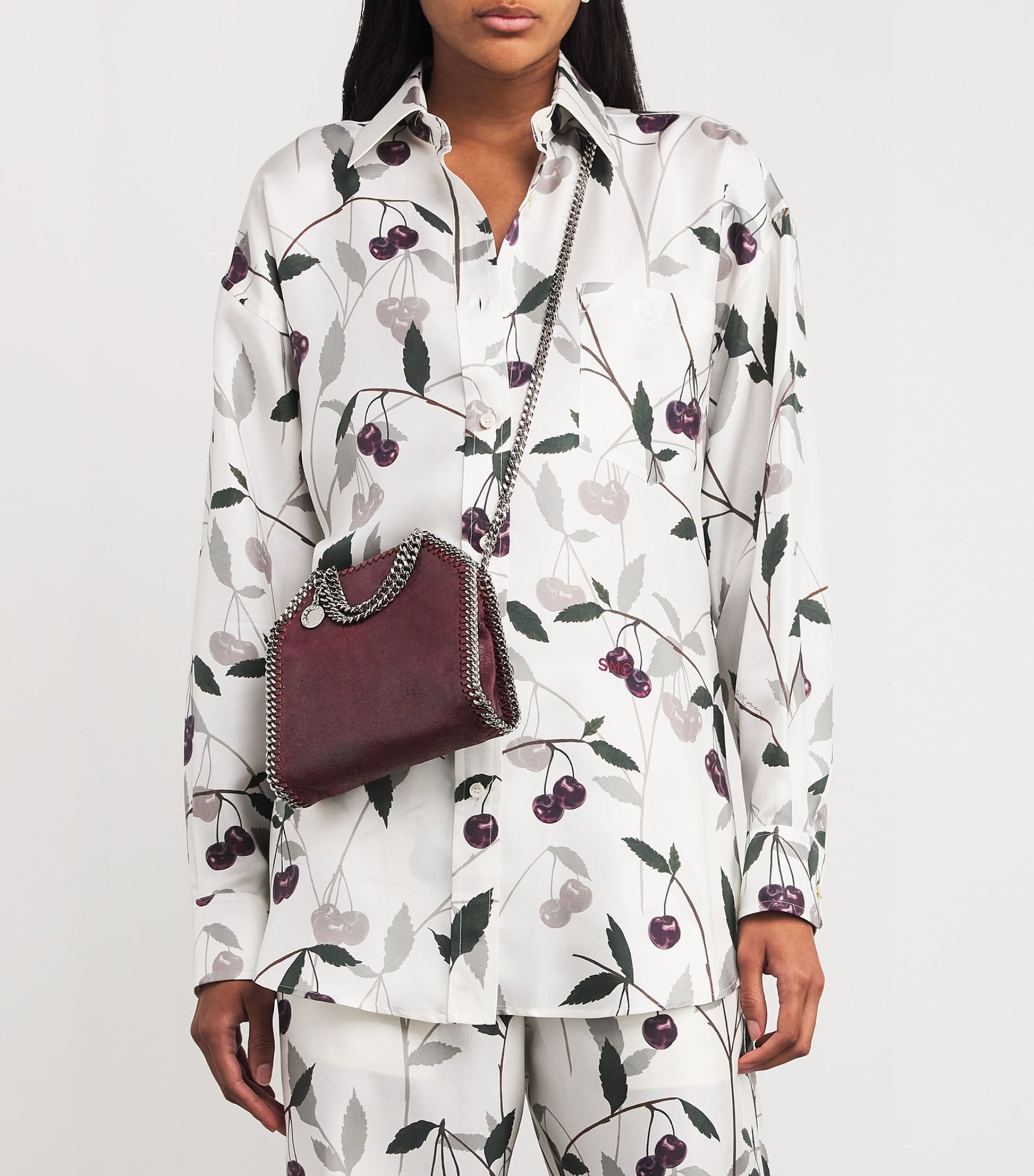 Stella McCartney Burgundy Tiny Falabella Tote Bag