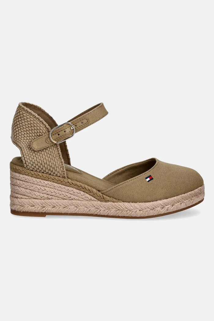 Tommy Hilfiger еспадрили дамски MID WEDGE ESPAD CLOSED TOE
