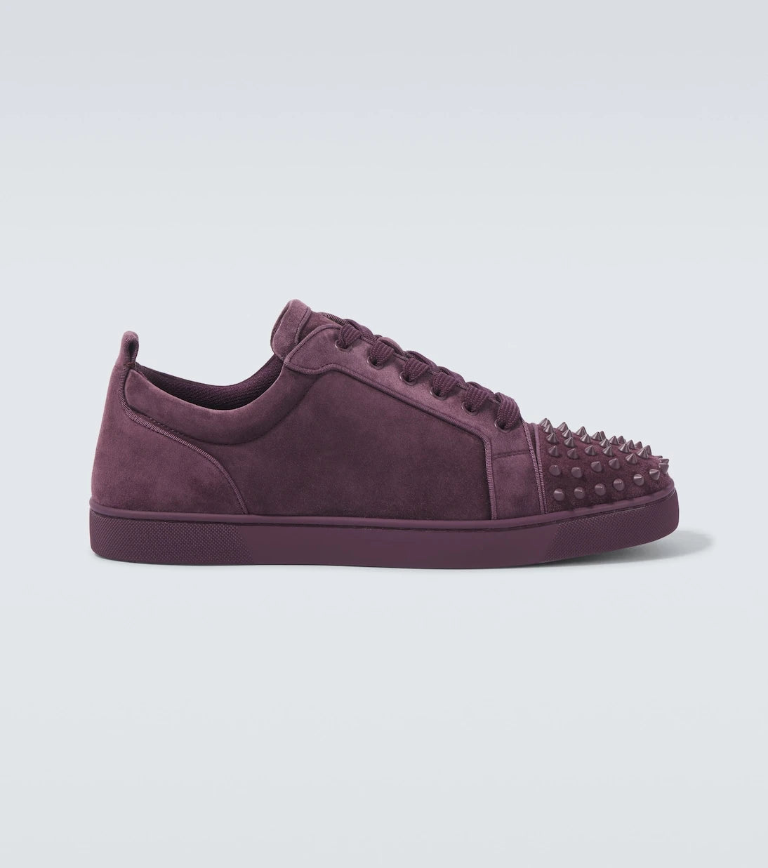 Christian Louboutin - Louis Junior Spikes suede sneakers