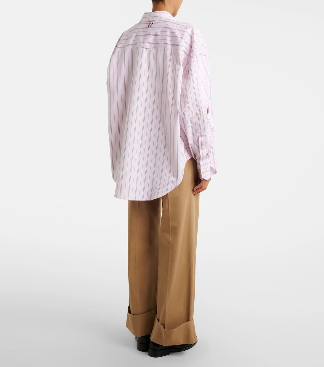 Frame - Cuffed Slim Palazzo wide-leg pants
