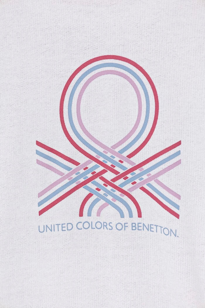 United Colors of Benetton Çocuk Pamuklu Sweatshirt