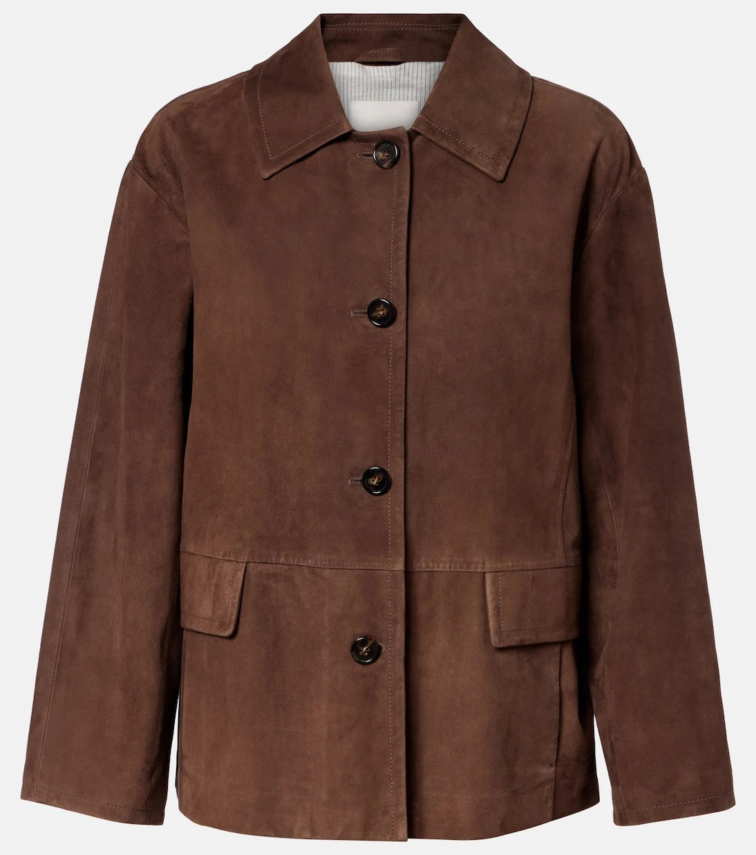 'S Max Mara - جاكيت جلد سويدي شارم