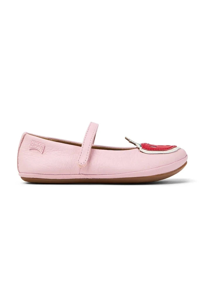 Camper TWS Kids Çocuk Deri Babetler