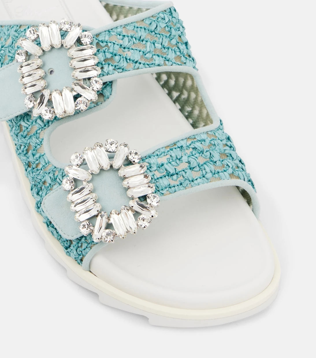 Roger Vivier - Slidy Viv' crystal-embellished sandals