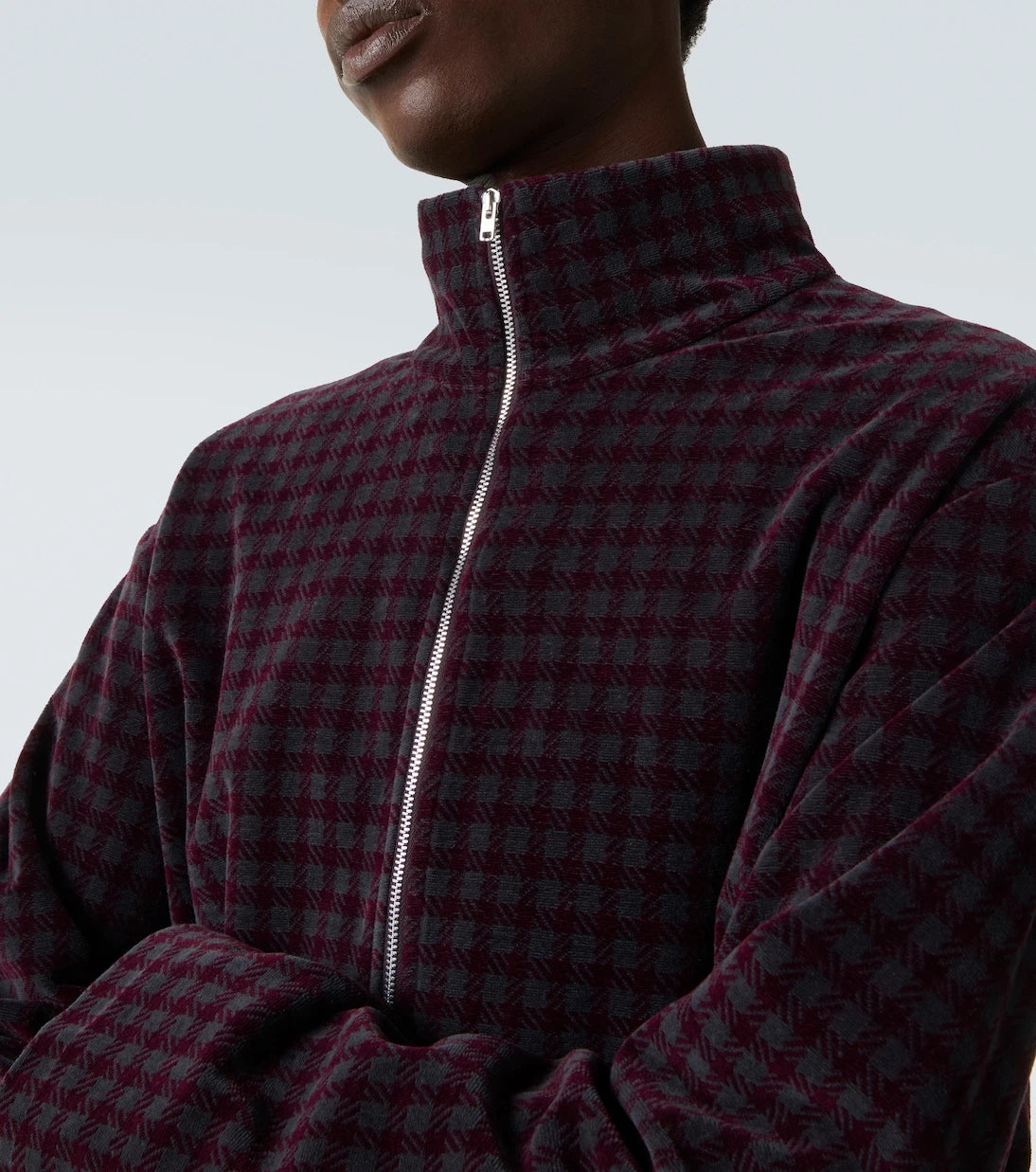 Our Legacy - Shrunken cotton-blend velour jacket