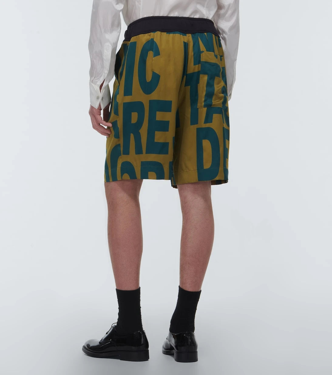 Dries Van Noten - Printed mid-rise jersey shorts