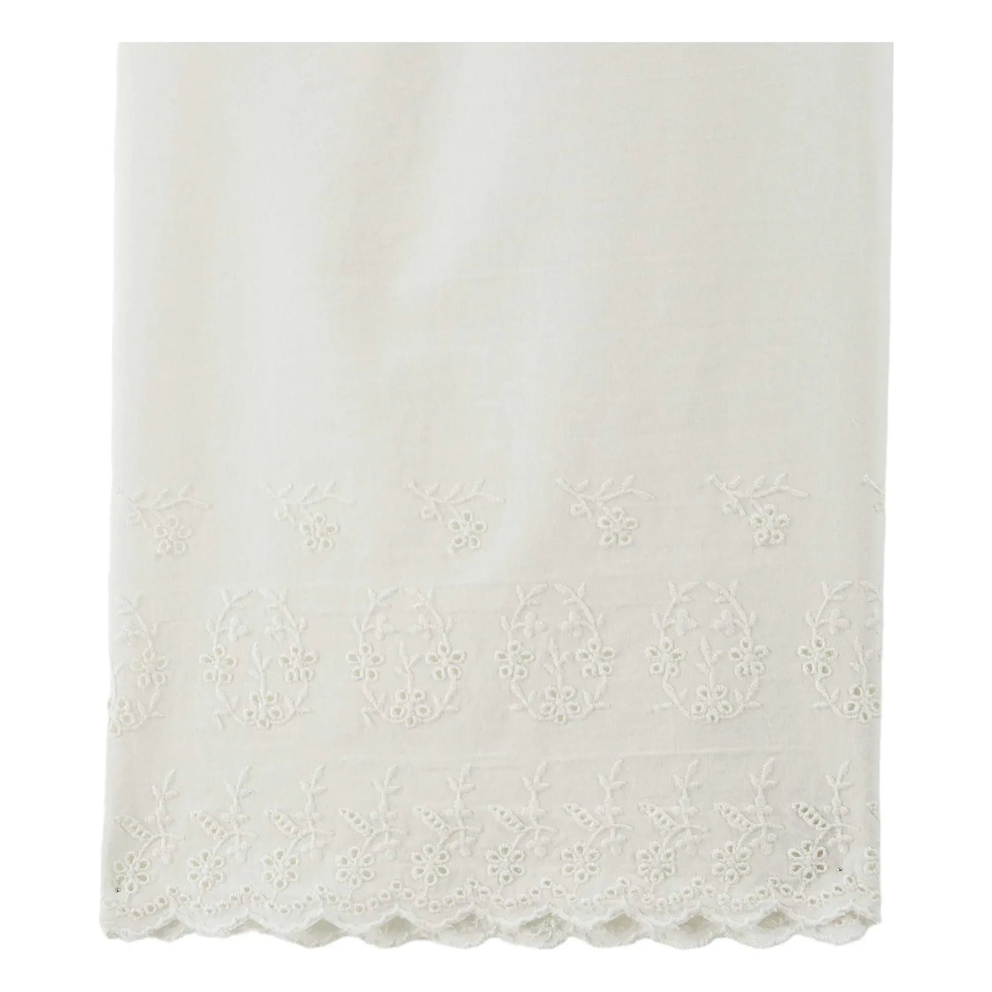 Emile et Ida - Bohemian Embroidered Pants | White