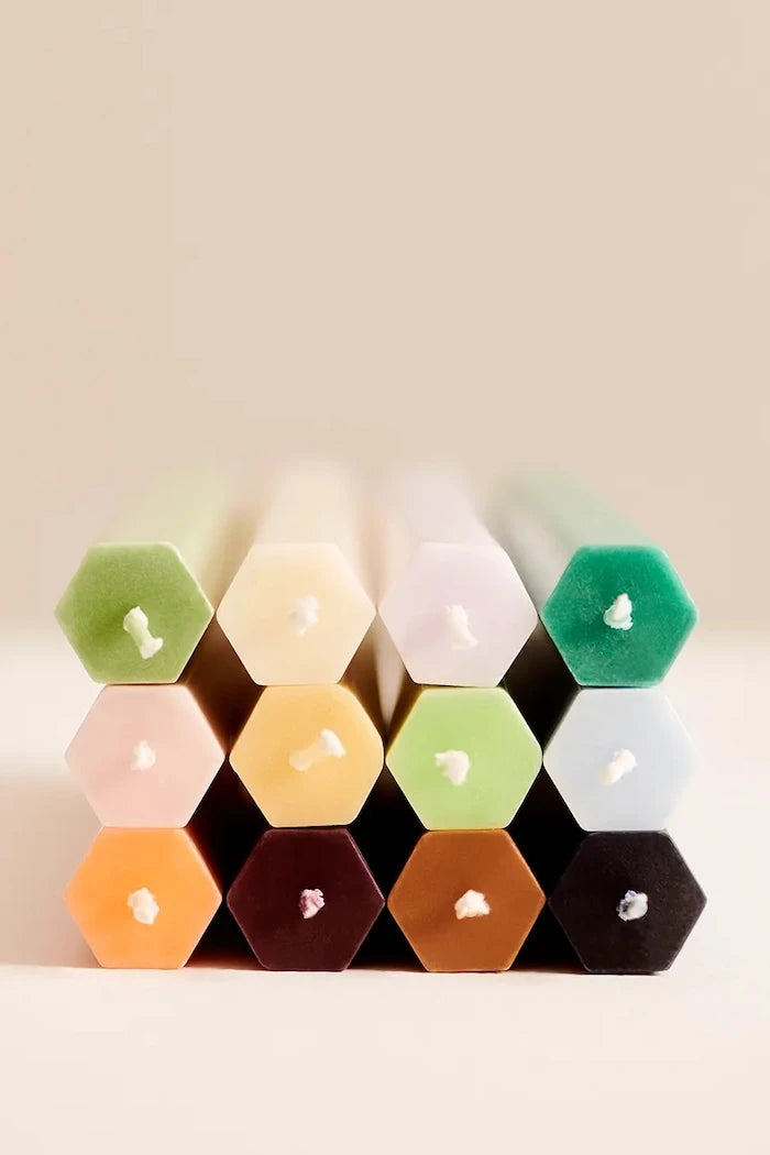 Комплект свещи HAY Hexagon Candle 2,2 x 24 cm (4 броя)