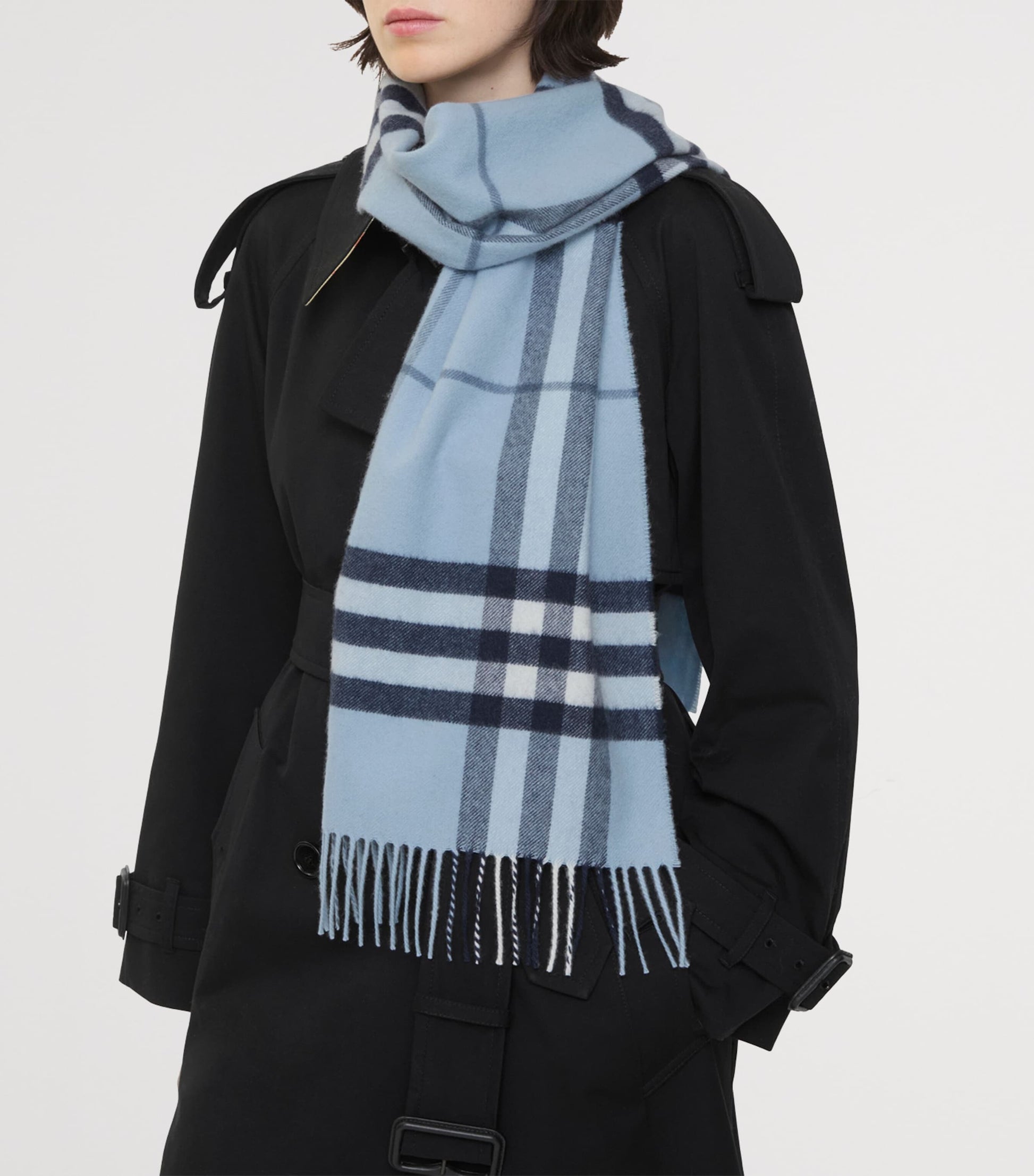 Burberry Cashmere Check Scarf